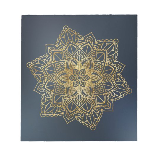 Gold Mandala Notitieblok (Voorkant)