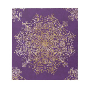 Gold mandala notitieblok