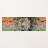 Gold Mandala op Colorblast Abstract Yogamat (Voorkant (horizontaal))