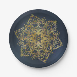 Gold Mandala Papieren Bordje