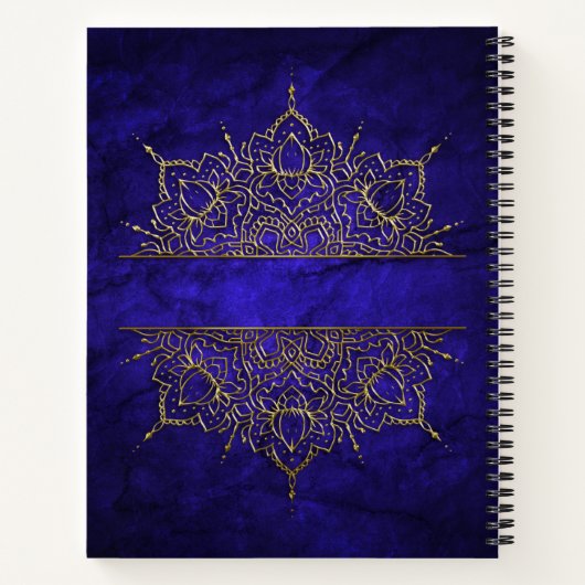  Gold Mandala Poetry Journal Notitieboek (Achterkant)