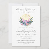 Gold Mandala Roze Kristallen Spa Boho Zakelijk Eve Kaart (Voorkant)