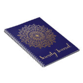 Gold Mandala Serenity Journal met uitgelijnde pagi Notitieboek (Rechterzijde)