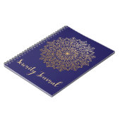 Gold Mandala Serenity Journal met uitgelijnde pagi Notitieboek (Linkerzijde)