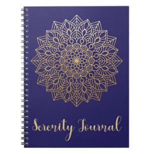 Gold Mandala Serenity Journal met uitgelijnde pagi Notitieboek