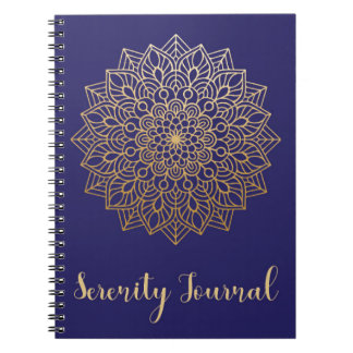 Gold Mandala Serenity Journal met uitgelijnde pagi Notitieboek