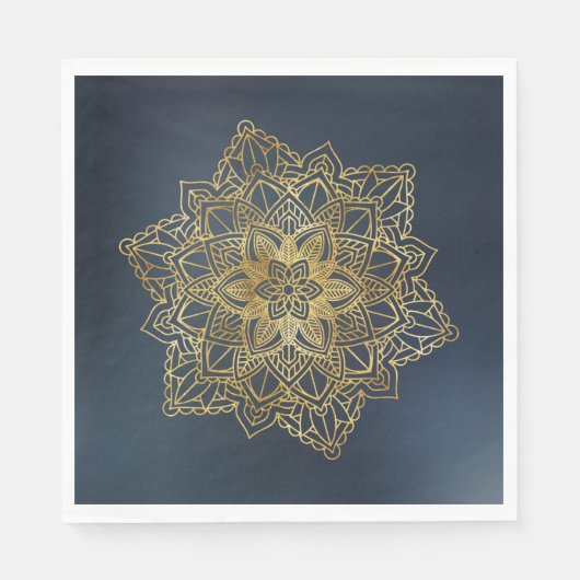 Gold Mandala Servet (Voorkant)