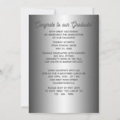 Gold Mandala Silver Grey Afstuderen Aankondiging (Achterkant)