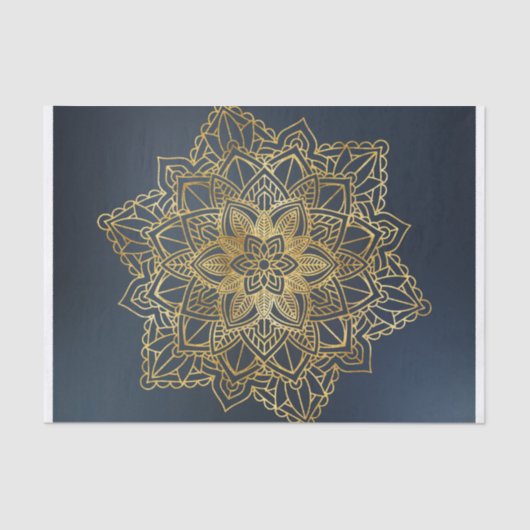 Gold Mandala Tissuepapier (Voorkant)