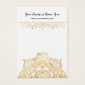 Gold Mandala Verdien beeldingskaarten Visitekaartje (Voorkant)