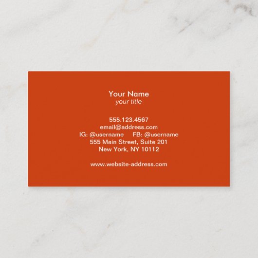 Gold Mandala Visitekaartje (Achterkant)