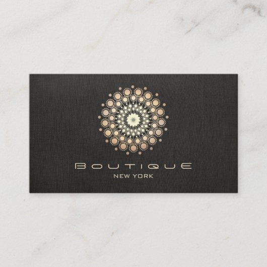 Gold Mandala Visitekaartje (Voorkant)