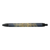 Gold Mandala Zwarte Inkt Pen (Voorkant)