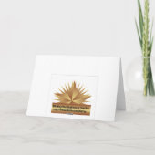 Gold Map World Wenskaart Kaart (Achterkant)