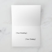 Gold Map World Wenskaart Kaart (Binnen)