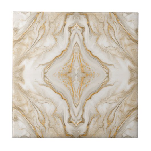 Gold Marble 2 Stones Ceramic Tegel Tegeltje (Voorkant)