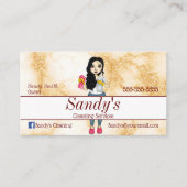 Gold Marble Cleaning Services Visitekaartje (Voorkant)