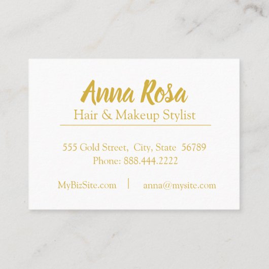 *~* Gold Marble Deep Paars Chic Popular Visitekaartje (Achterkant)