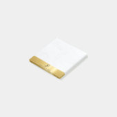 Gold Marble Elegant Moderne Minimalistische Sjablo Post-it® Notes (Schuin)