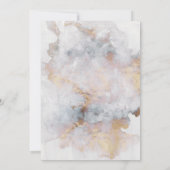 Gold Marble Geometric Bat Mitzvah Hartelijk dank Bedankkaart (Achterkant)