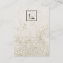 Gold Marble Glitter Ketting Band Logo Display