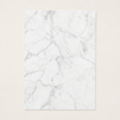 Gold Marble Jewelry Earring Ketting Display Visitekaartje (Achterkant)