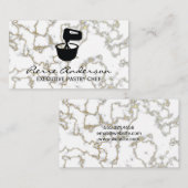 Gold Marble Mixing Bowl achtergrond Klantenkaartje (Voorkant / Achterkant)