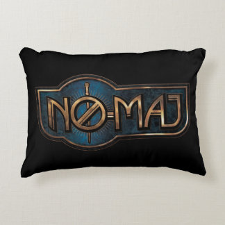 Gold & Marble NO-MAJ™-badge Accent Kussen