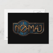 Gold & Marble NO-MAJ™-badge Briefkaart (Voorkant / Achterkant)