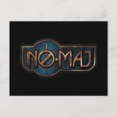 Gold & Marble NO-MAJ™-badge Briefkaart (Voorkant)