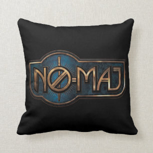 Gold & Marble NO-MAJ™-badge Kussen