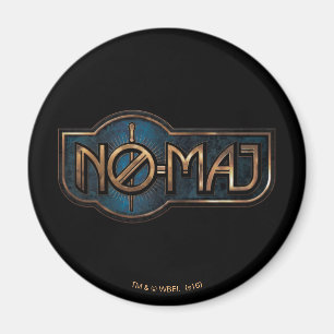 Gold & Marble NO-MAJ™-badge Magneet