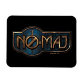 Gold & Marble NO-MAJ™-badge Magneet (Horizontaal)