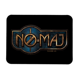 Gold & Marble NO-MAJ™-badge Magneet