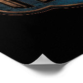 Gold & Marble NO-MAJ™-badge Poster (Hoek)