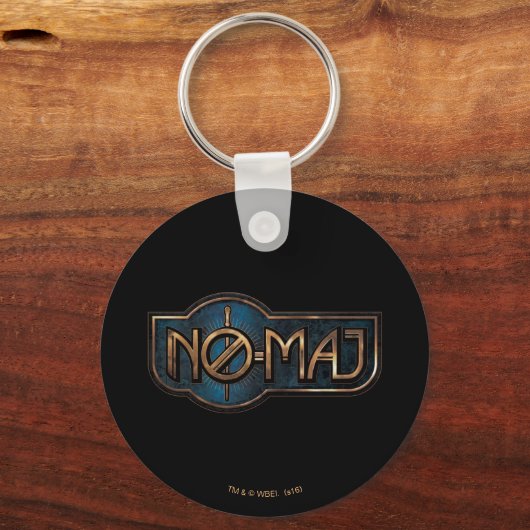 Gold & Marble NO-MAJ™-badge Sleutelhanger (Voorkant)