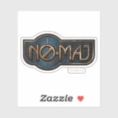 Gold & Marble NO-MAJ™-badge Sticker (Vel)