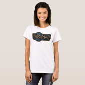 Gold & Marble NO-MAJ™-badge T-shirt (Voorkant volledig)