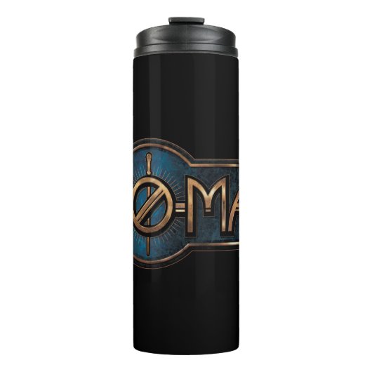 Gold & Marble NO-MAJ™-badge Thermosbeker (Voorkant)
