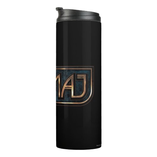 Gold & Marble NO-MAJ™-badge Thermosbeker (Geroteerd rechts)