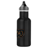 Gold & Marble NO-MAJ™-badge Waterfles (Rechts)