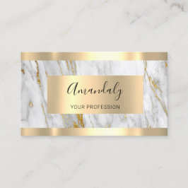 Gold Marble omhuld 6 Punches 50% korting Visitekaartje