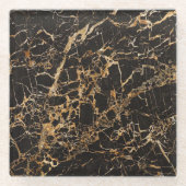 Gold Marble Onderzetter Glazen Onderzetter (Voorkant)