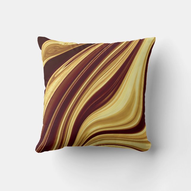 Gold Marble Pattern Kussen (Achterkant)