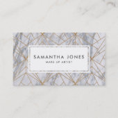 Gold Marble Pattern maakt artistieke Visitekaartje (Voorkant)