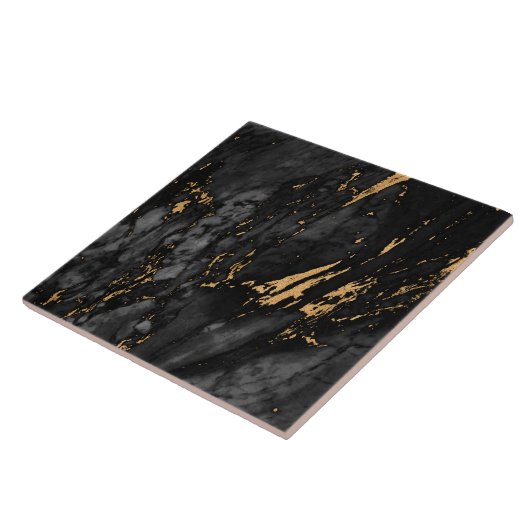 Gold Marble Pattern Tegeltje (Zijkant)