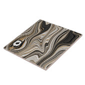 Gold Marble Pattern Tegeltje (Zijkant)