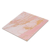 Gold Marble Pattern Tegeltje (Zijkant)