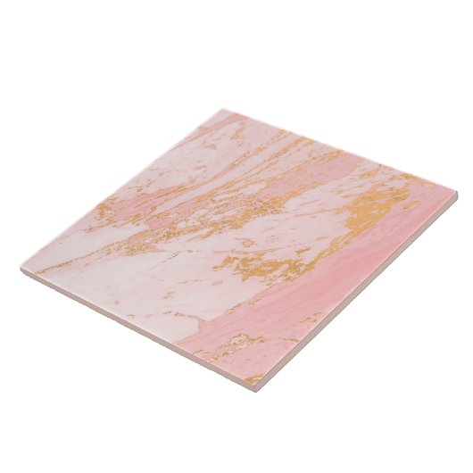 Gold Marble Pattern Tegeltje (Zijkant)