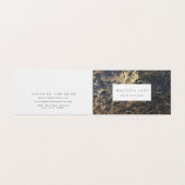 Gold Marble Rock Hair Stylist Designer Visitekaartje (Buitenkant ongevouwen)